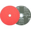 Pferd COMBICLICK® Fiber Disc, 7" Dia. - Ceramic Oxide CO-COOL, 60 Grit 40749